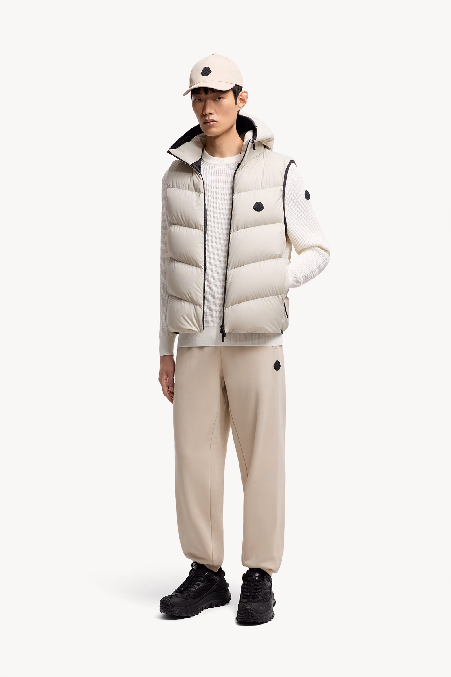 Cotton Sweater Men White Moncler 0